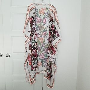 Floral Lightweight Kimono duster sz Large